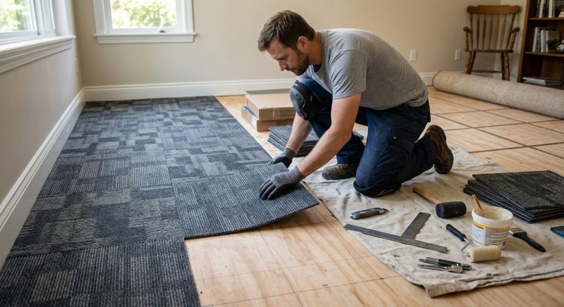 Textured Carpet Installation in Freehold, NJ